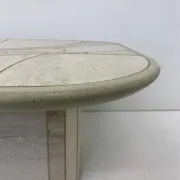 Mid-century design travertine coffee table, 1970s