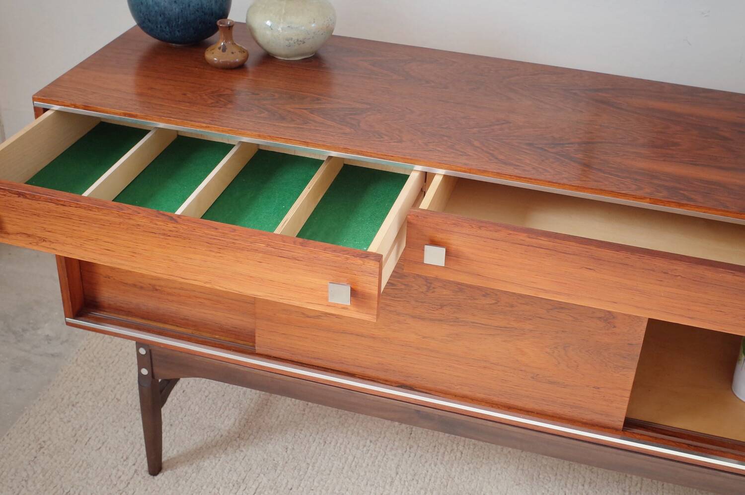 Large Vintage rosewood sideboard, 1960s
