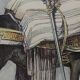 Original zoological illustration "mule" - Buffon 1840