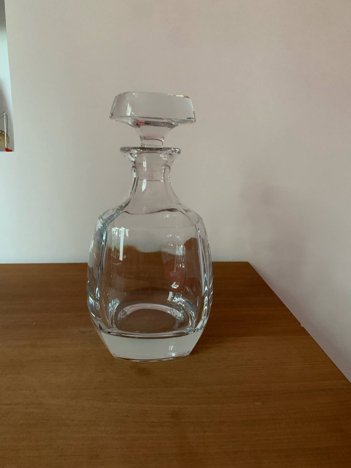 French crystal carafe
