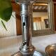 Antique up and down candlesticks