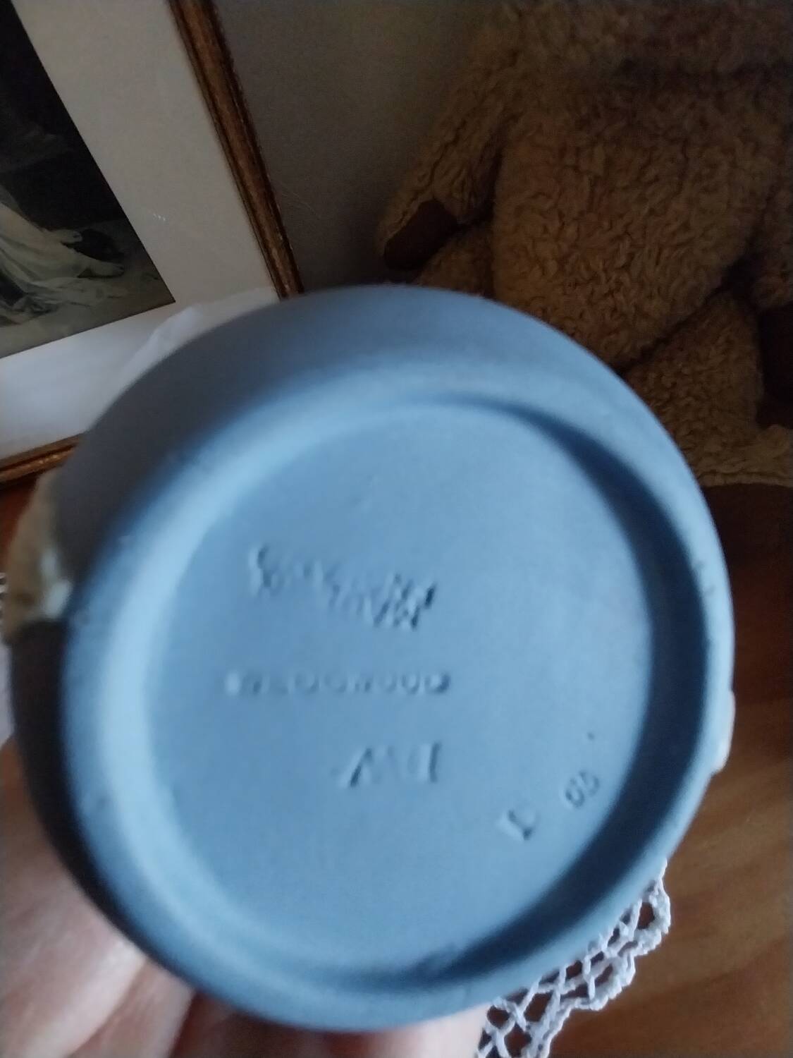 Wedgwood biscuit porcelain vase