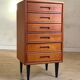 Commode scandinave vintage en teck