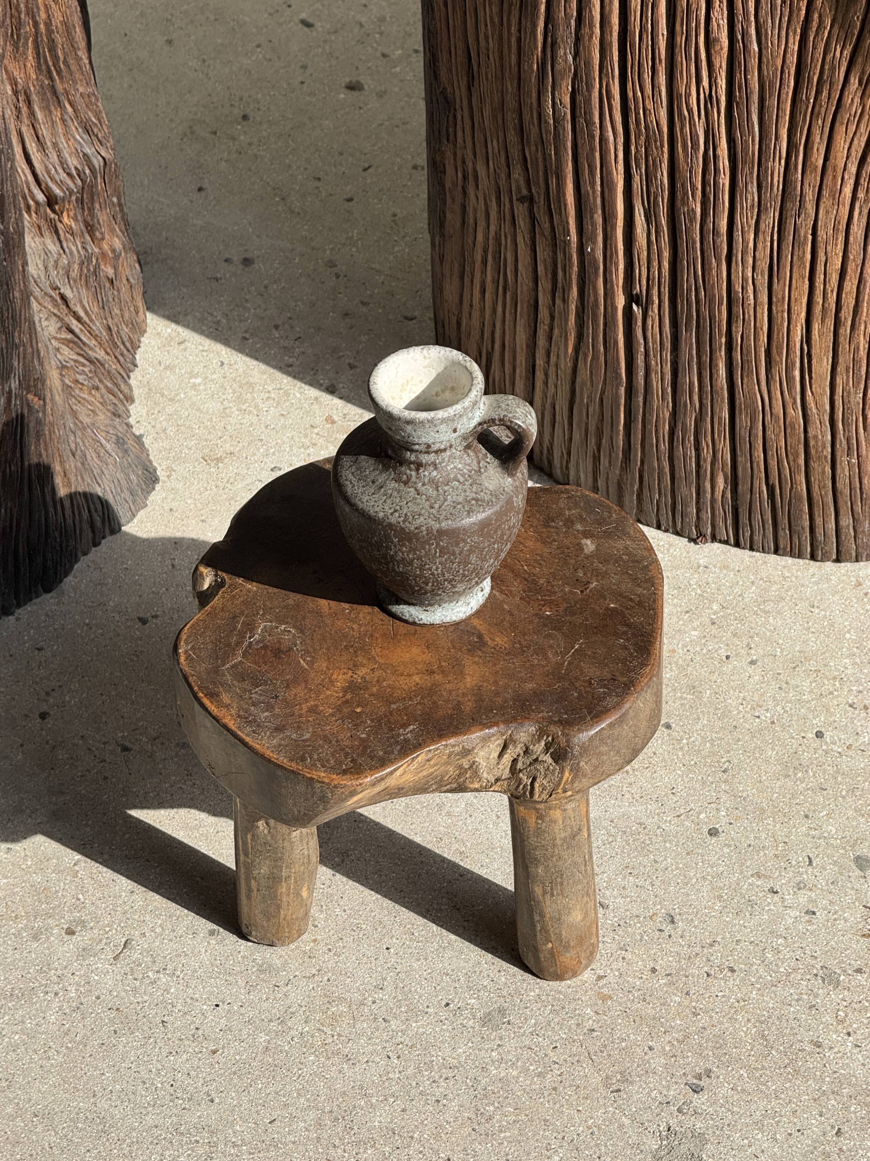 Mini grey stoneware carafe H13 D9