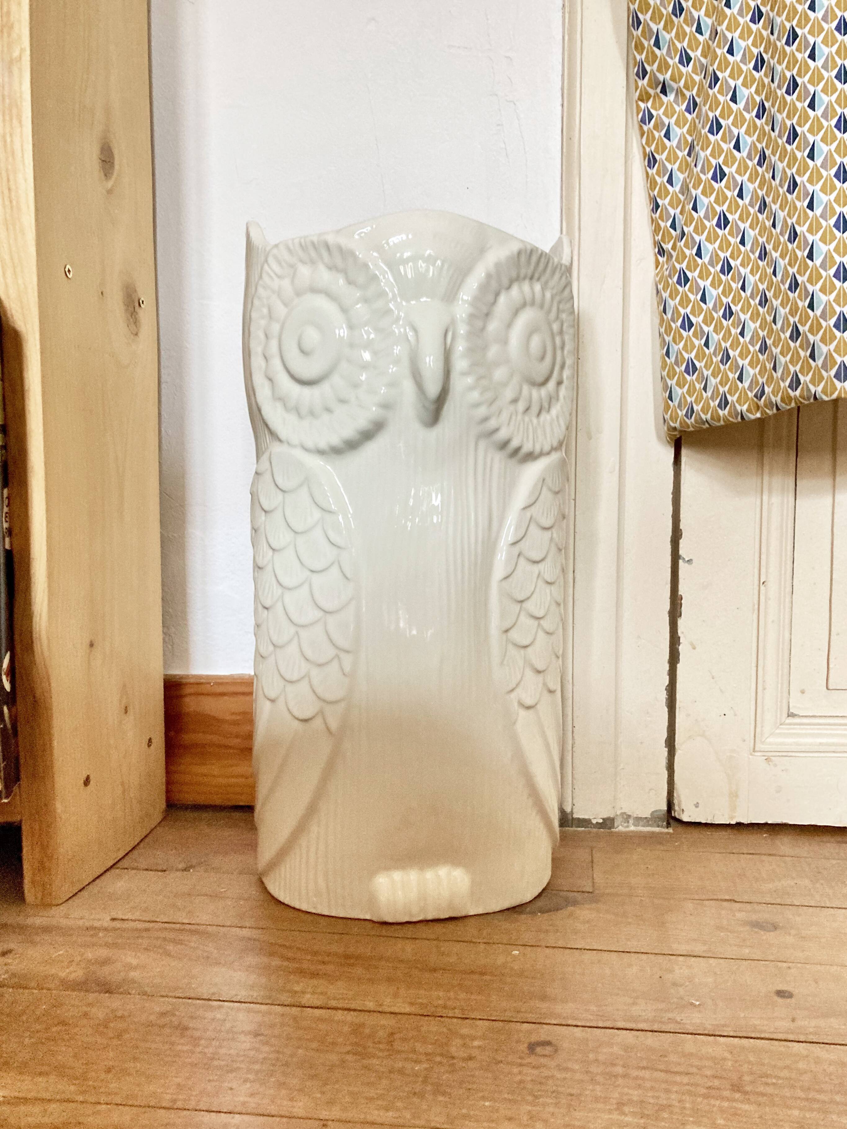 Porte-parapluie/canne, en céramique