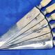 6 antique dessert cheese knives from the 19th century