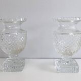 Pair of crystal vases in the Médicis style