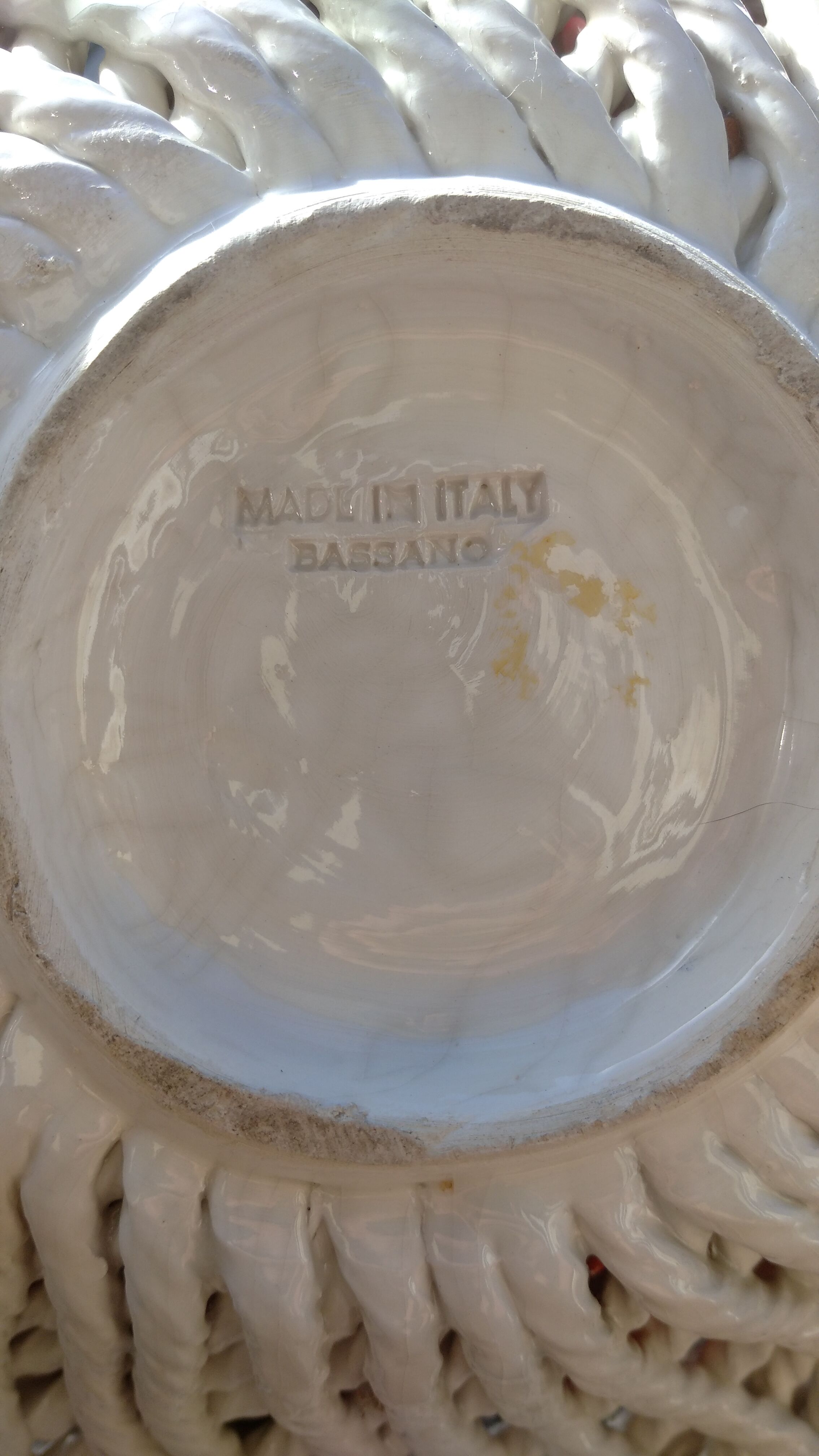 Ceramic Bassano Fruit Basket