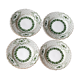 Suite of 4 plates in Meissen porcelain, Germany