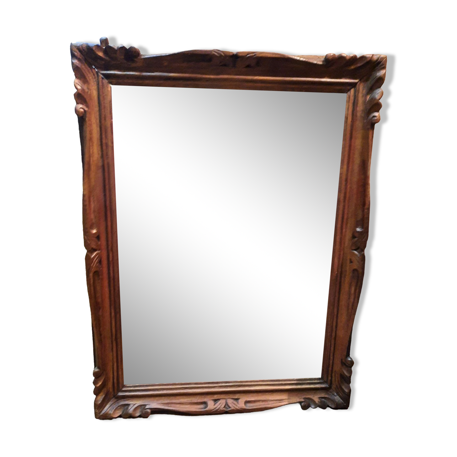 Miroir en bois doré