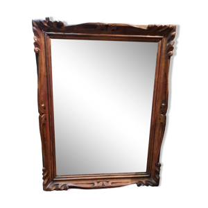 Miroir en bois doré