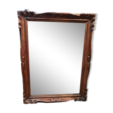 Gilded wooden mirror