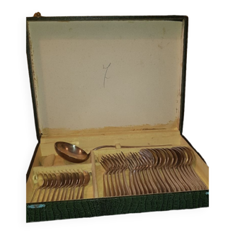 Ercuis cutlery 37 pieces. silver metal hallmark.