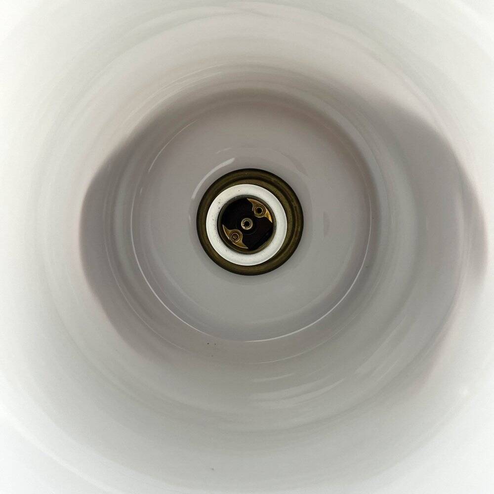 Mid-century opaline glass pendant, Italy, 1960s