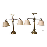 Pair of old table lamps