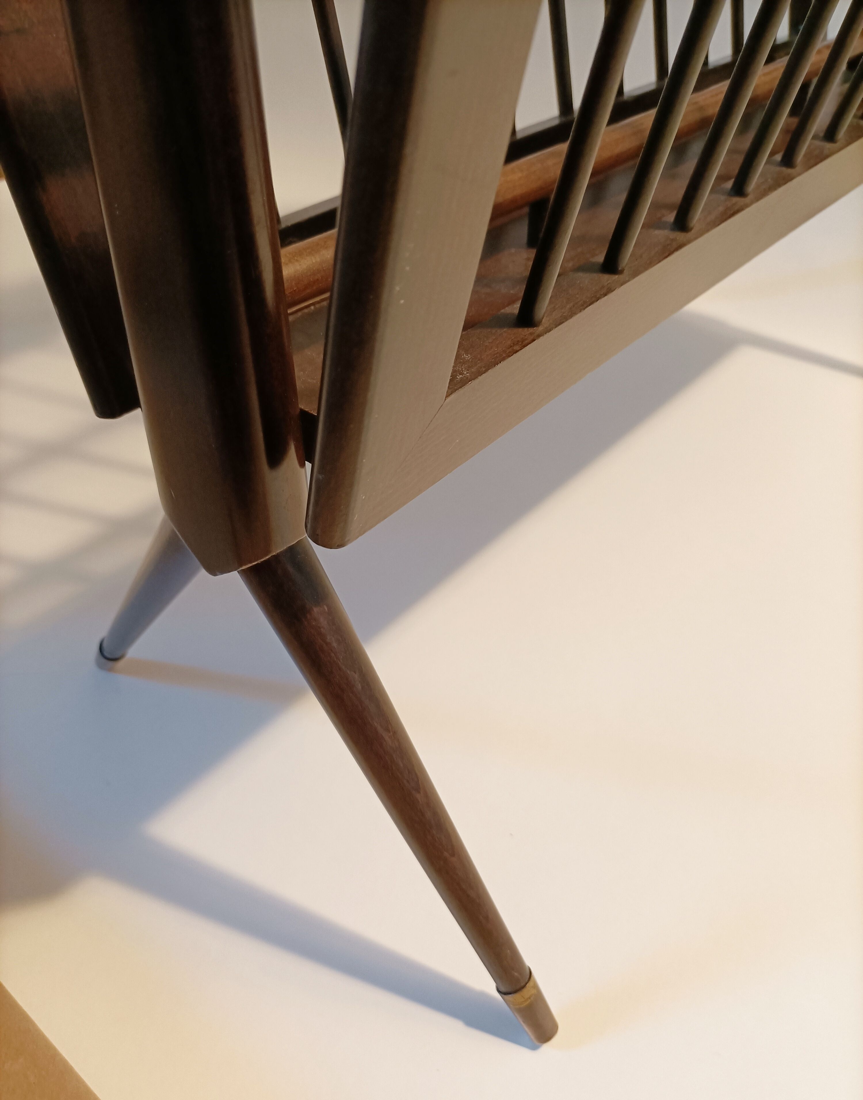 Vintage magazine holder, italy 1960