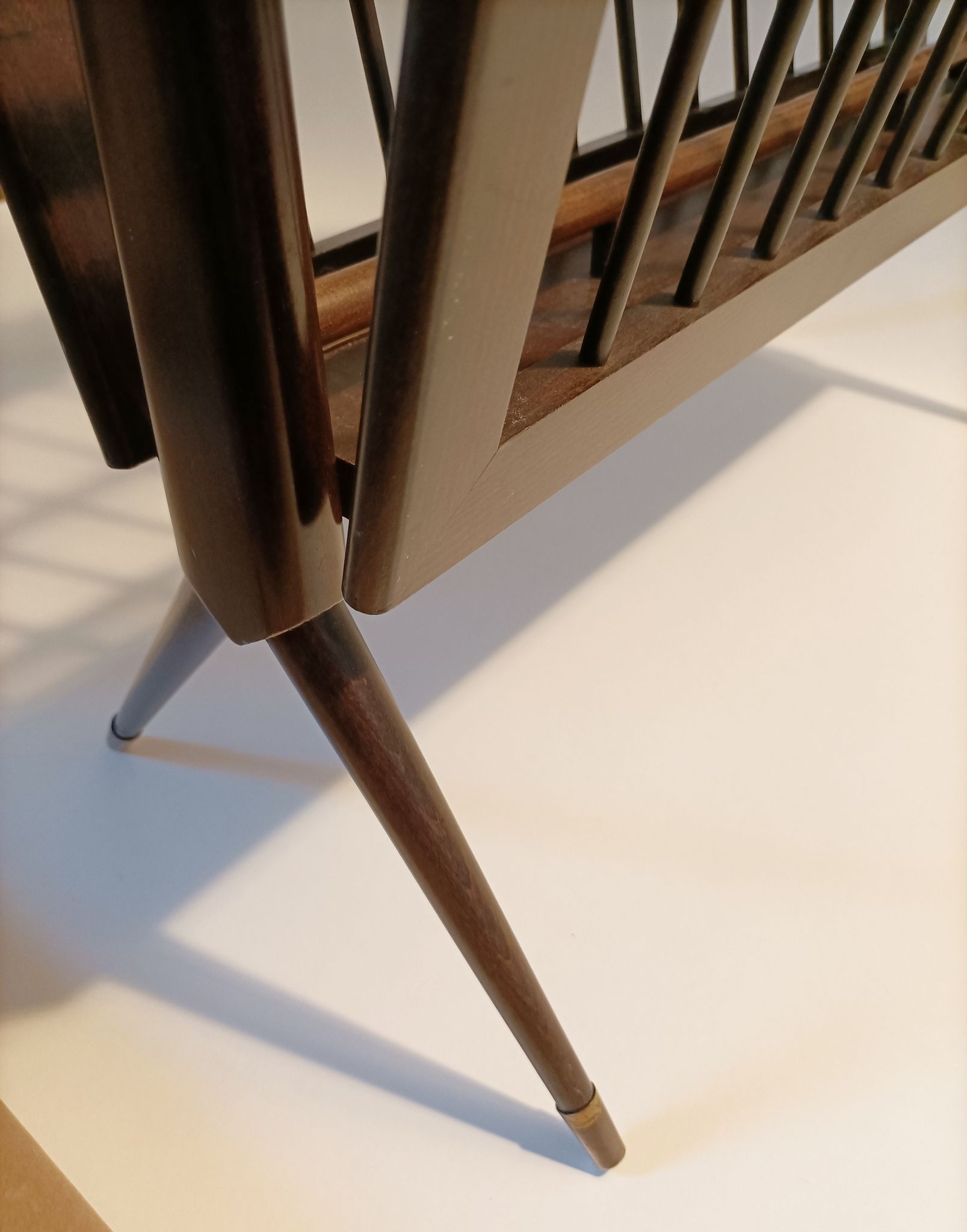 Vintage magazine holder, italy 1960
