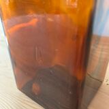 Amber Square Apothecary Bottle
