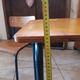 Desk desk desk table child school metal wood and vintage chair