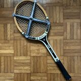 Vintage wooden tennis racket Montana Promotion
