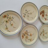 Assiettes Boch Frères La louvière