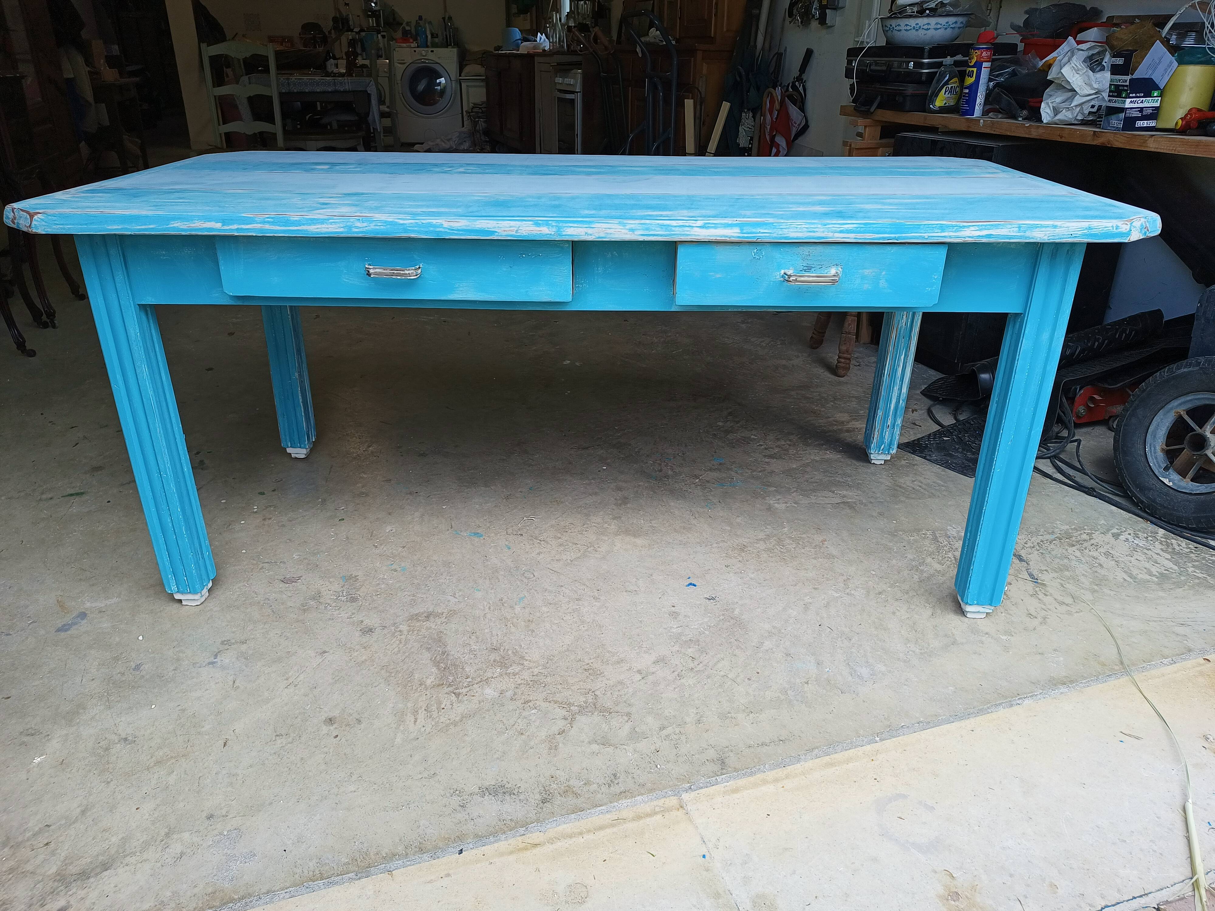 Vintage farmhouse table