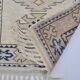 Tapis vintage Oushak tissé à la main, référence 3450.