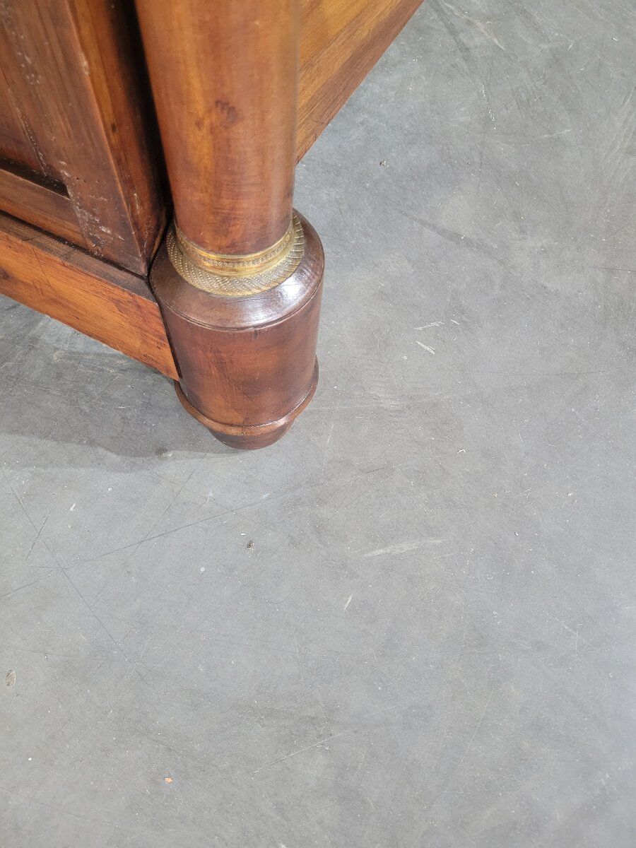 Small Empire library in cherry wood.