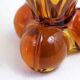Art Deco amber glass vase 1930