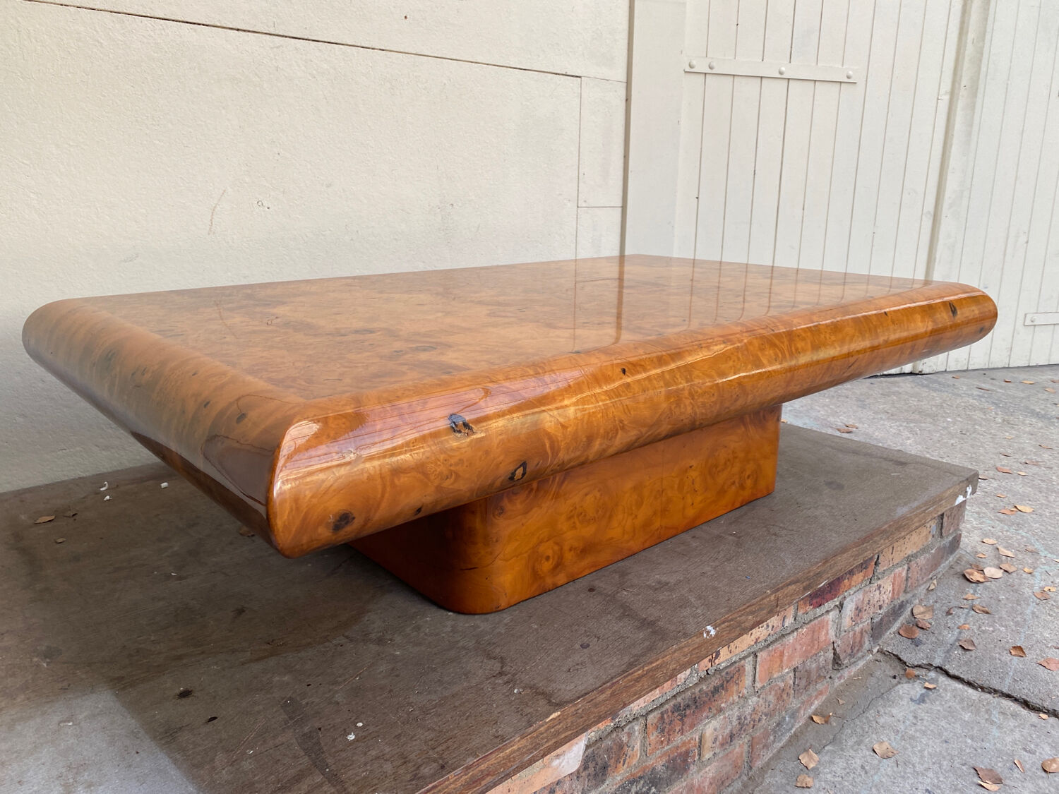 Table basse vintage orme