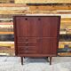 Scandinavian teak bar cabinet - 1960s