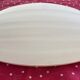 1980s frosted glass wall sconce