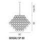 Giogali SP 80 crystal chandelier - Vistosi