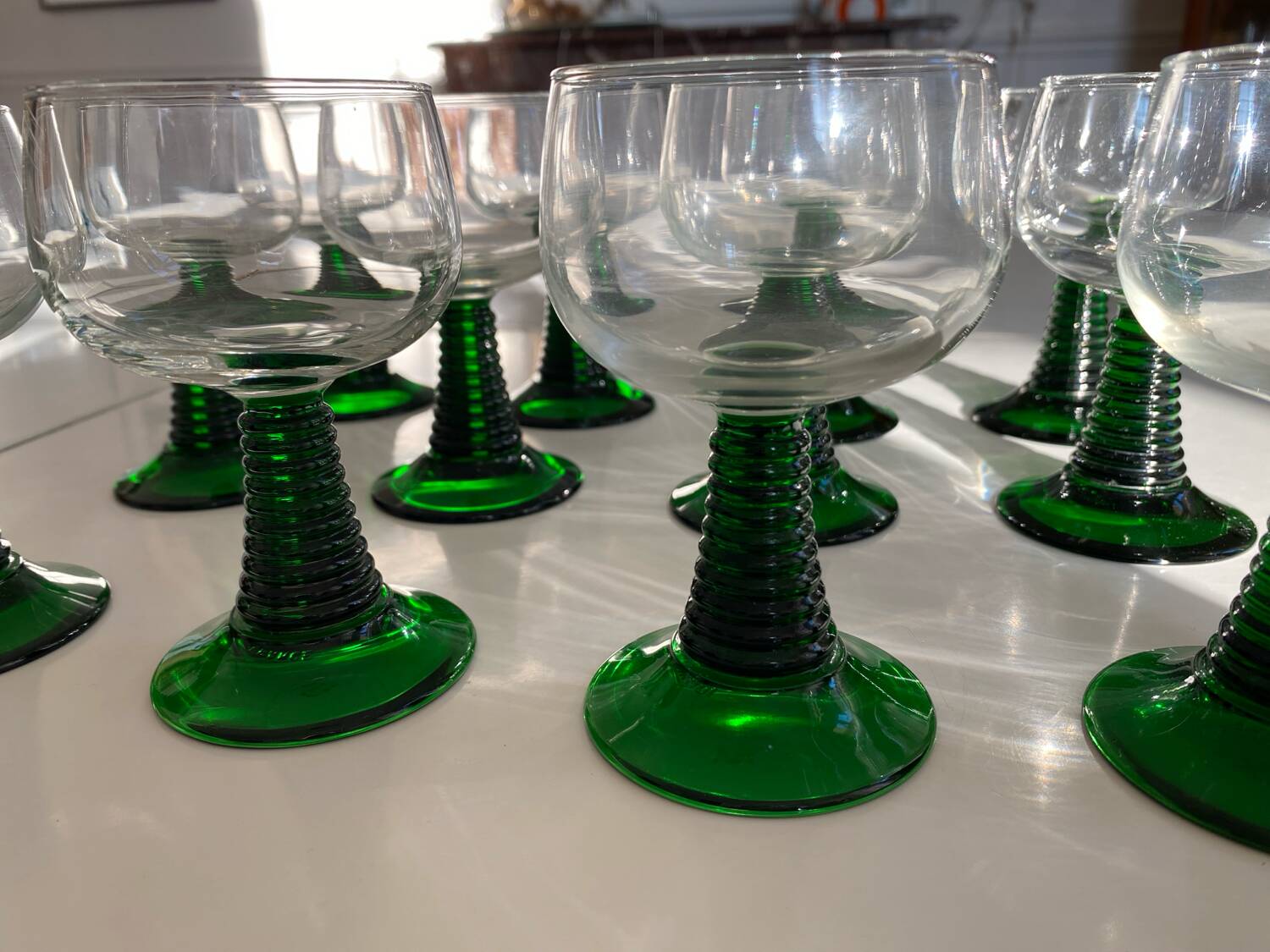 Set of 12 Alsace Roemer glasses