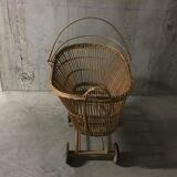 Cradle 60s rattan