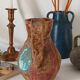 Vase pichet céramique, terracotta, vintage
