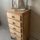 Vintage 5-drawer chest of drawers from 1950 in wood