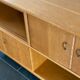 Vintage German Pine Wood Side Board