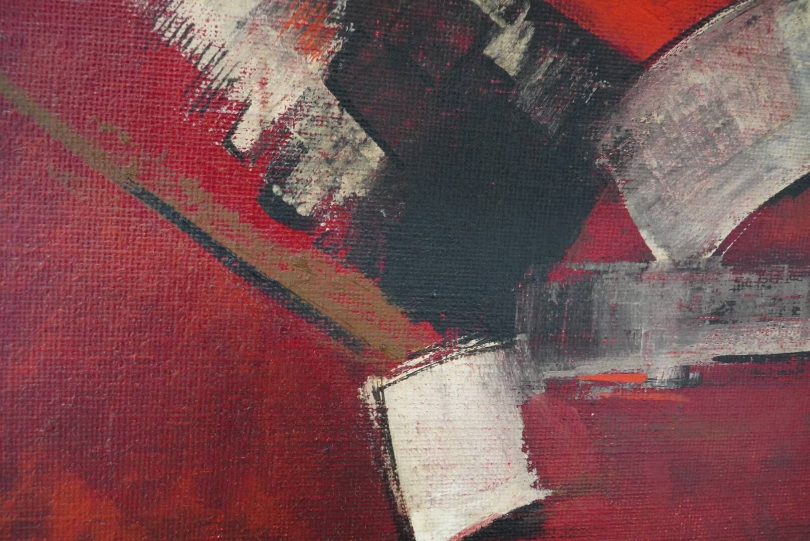 Maurice Boel, Composition Abstraite Rouge 1964