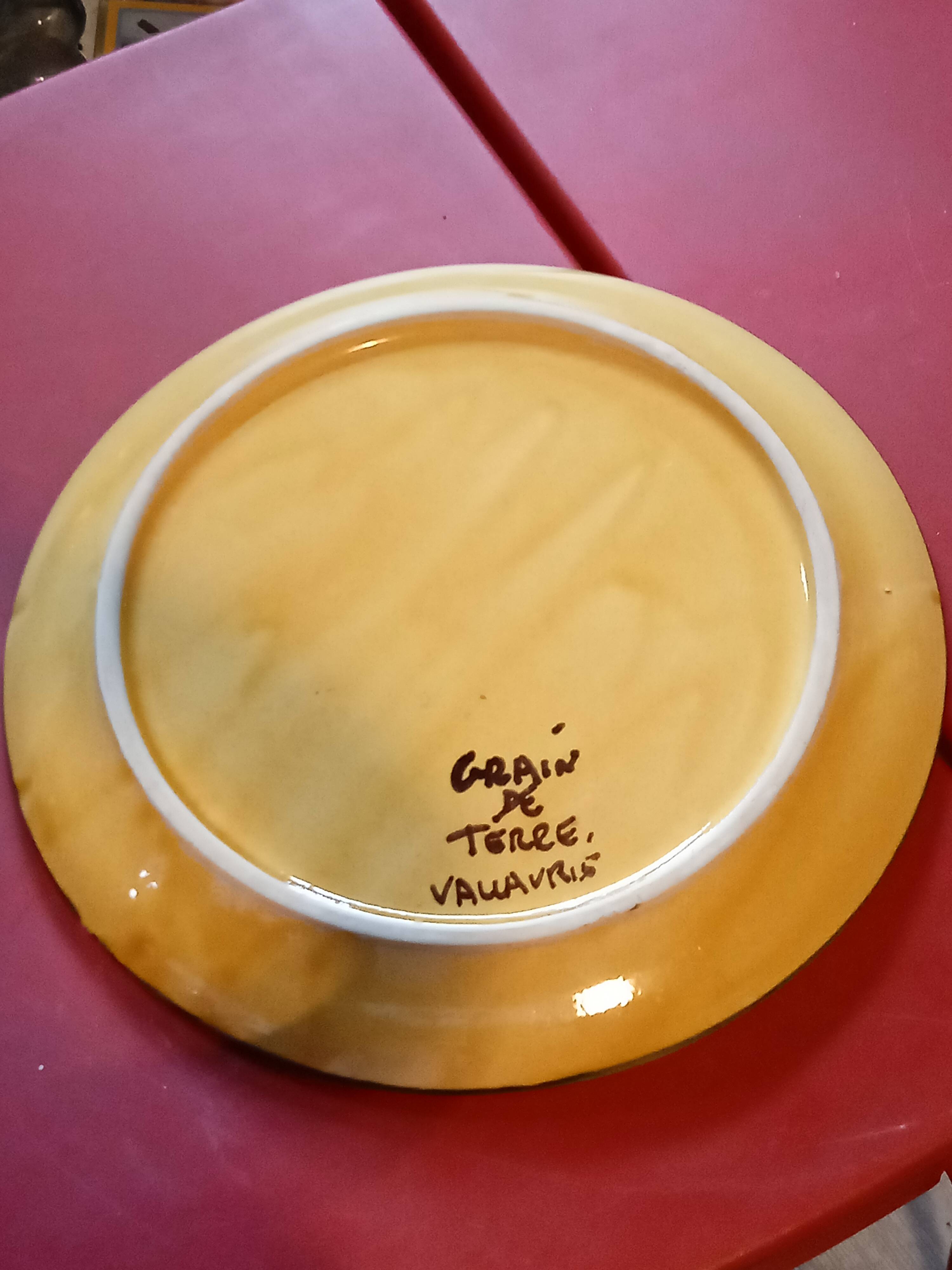 Assiettes vallauris