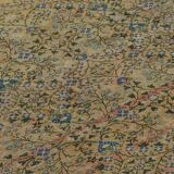 Tapis Oushak Vintage à Motifs Floraux – Laine 100 % – 290 × 191 cm