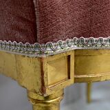 Paire de Chaises en Bois Doré Époque Napoléon III – 2ème partie du XIXe