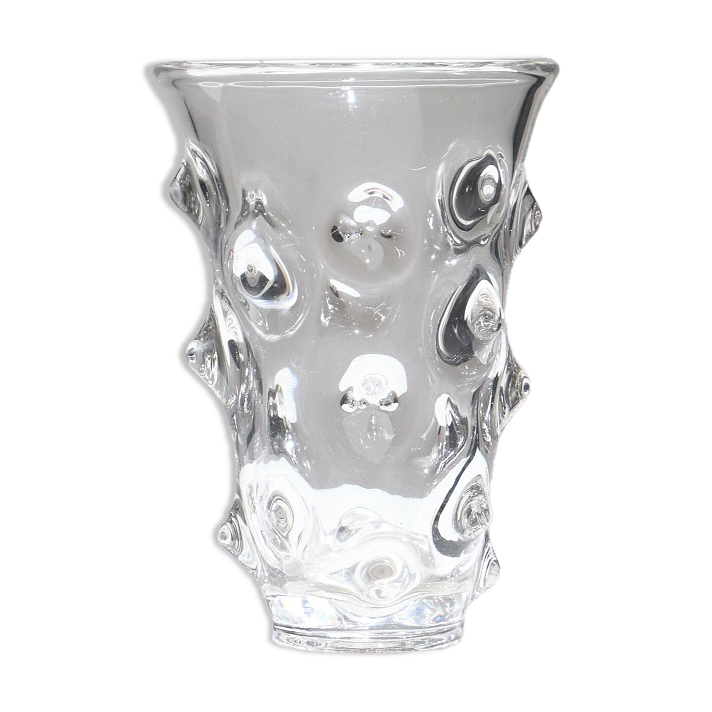 Textured Glass Vase, 1970s