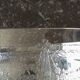 Engraved crystal champagne coupes