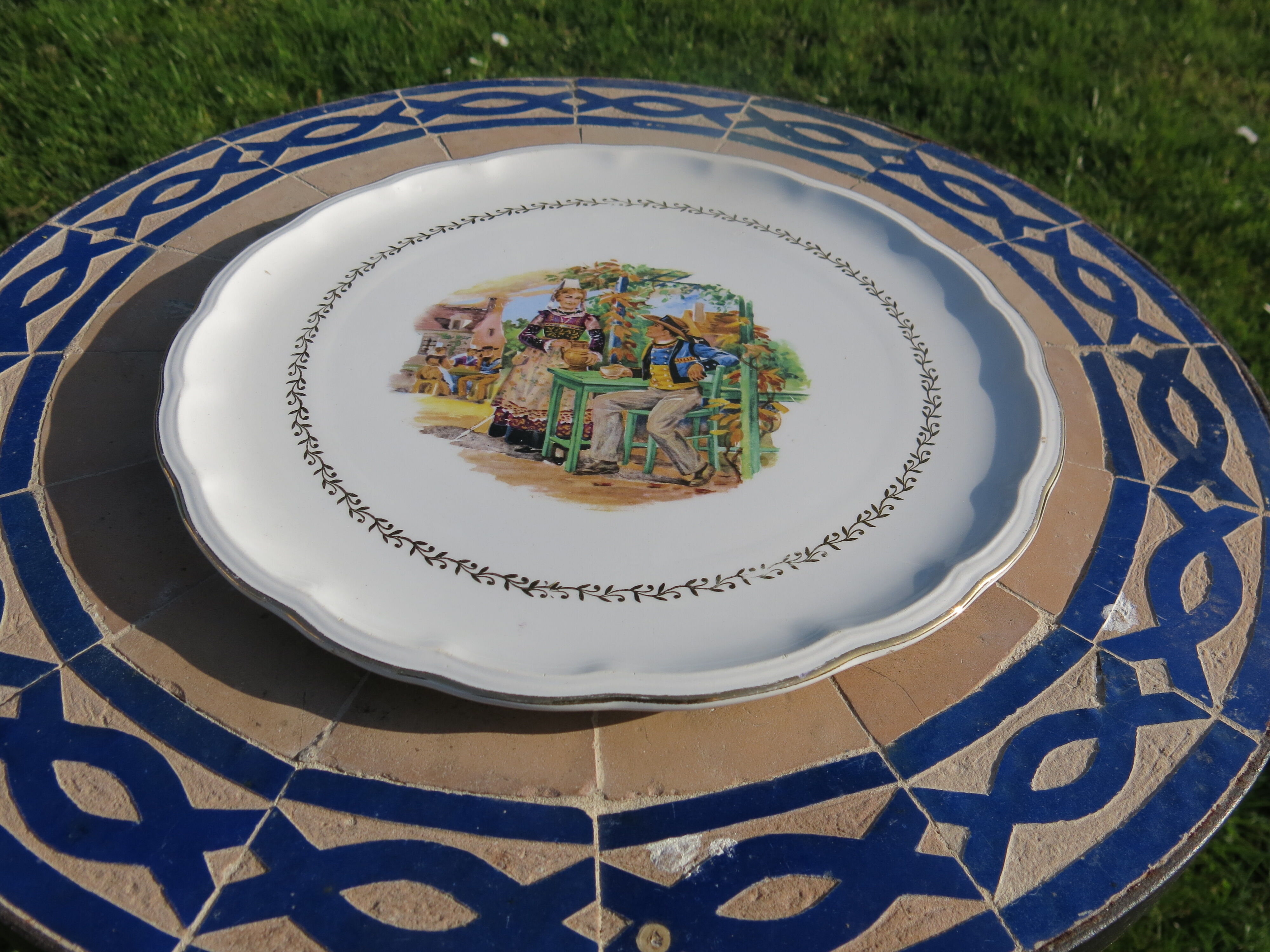 Ancient dish Lunéville