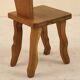 Ensemble de 6 chaises en noyer massif, France, 1970's