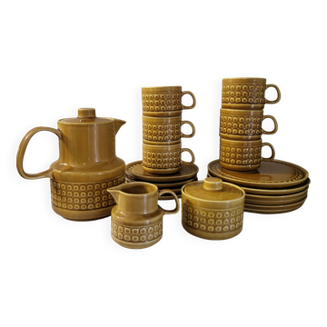 Coffee service Melitta Copenhagen, Lieselotte Kantner, pop art 1960s, 70s