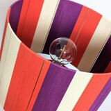 Large table lamp the Elegant coral plum