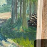 Impressionist style oil painting