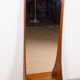 Large Danish Teak wall mirror by Pedersen and Hansen 1960.